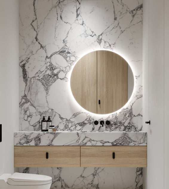 Zeek M-RN32 31.5'' Round LED Bathroom Mirror BackLit Wall Mount